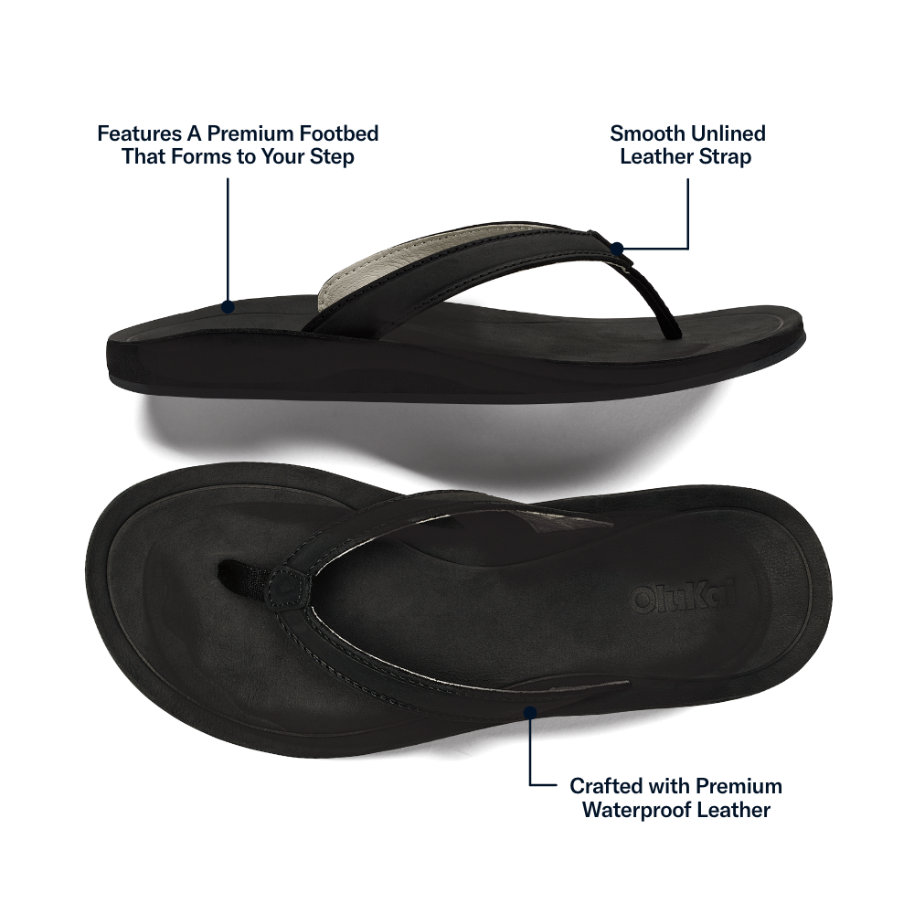 Southshore Women’s Waterproof Leather Sandals - Lava Rock