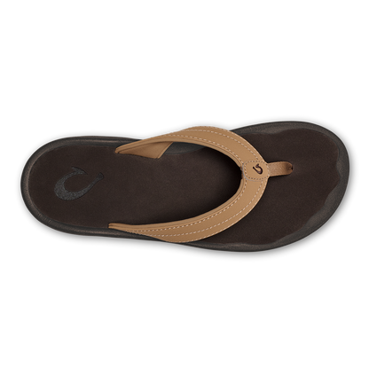 ‘Ohana Women's Beach Sandals - Almond / Dark Java