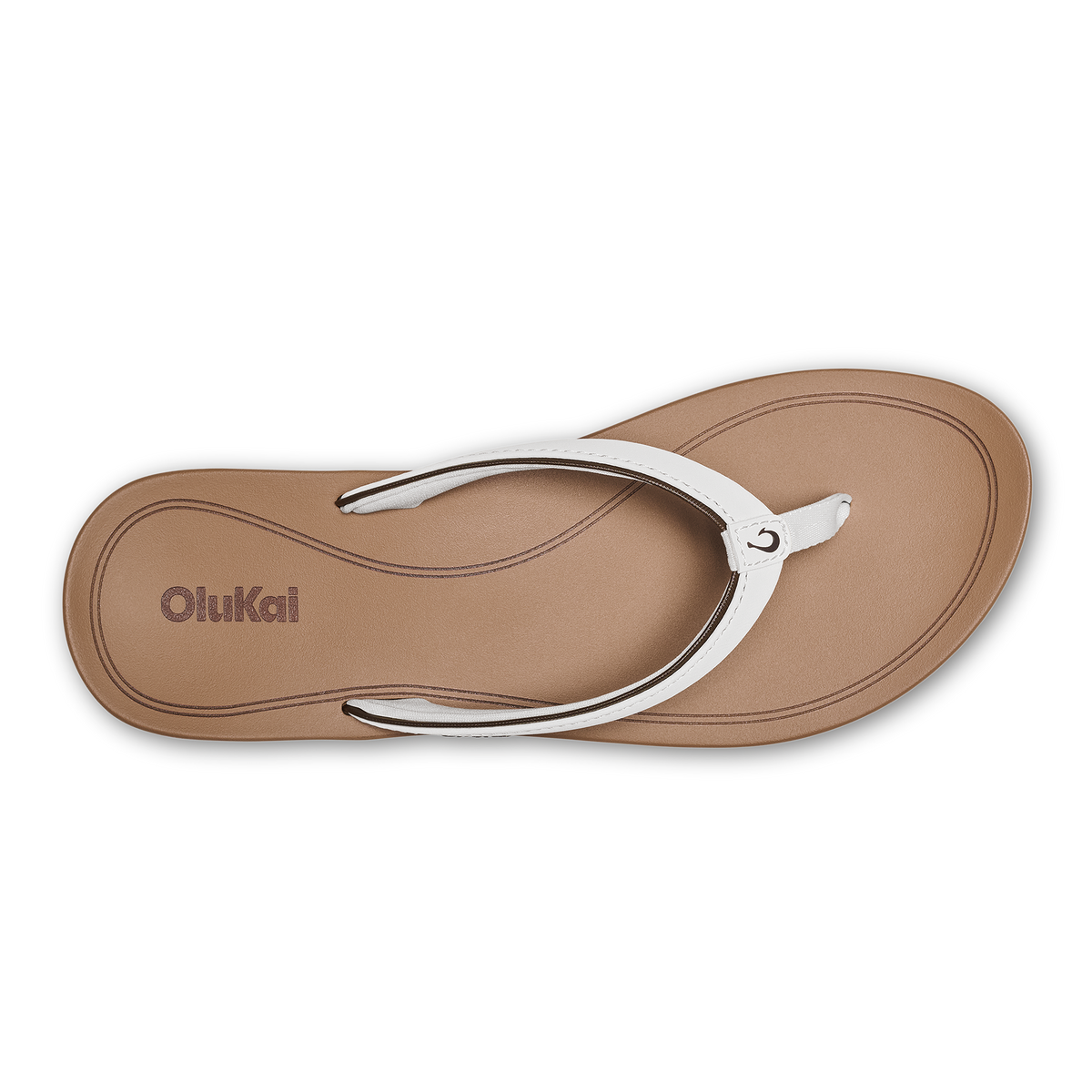 ‘Uiki Women’s Everyday Beach Sandals - White Sand / Almond