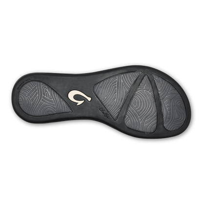 Honu Women’s Leather Beach Sandals - Black