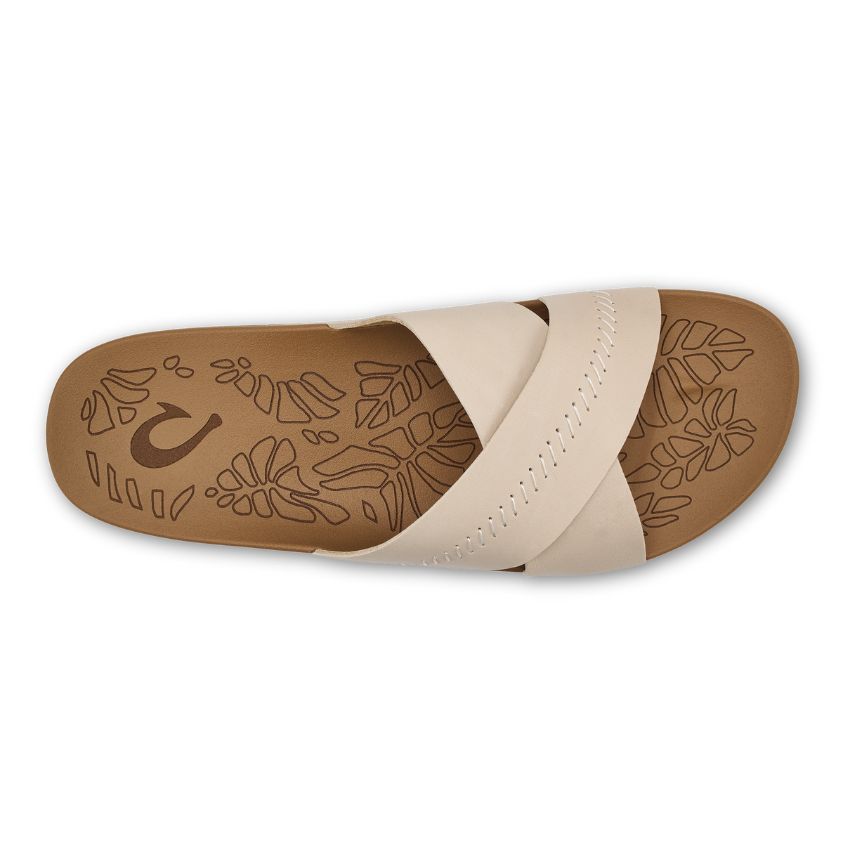 Kipe‘a ‘Olu Women‘s Slide Sandals - Puka / Tan
