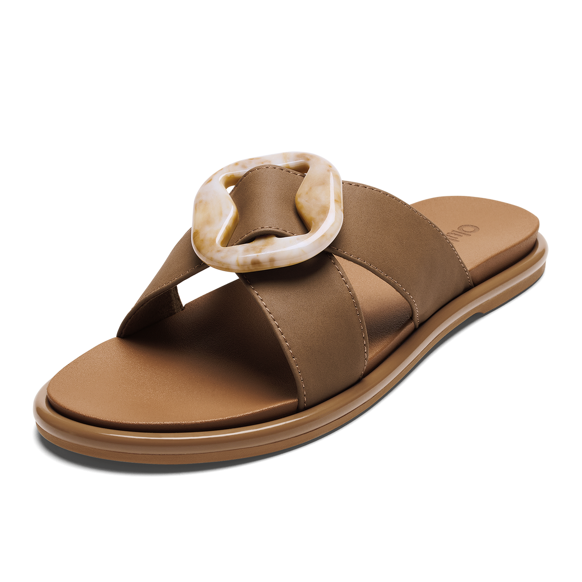 La‘i Slide Women’s Slide Beach Sandals - Tan