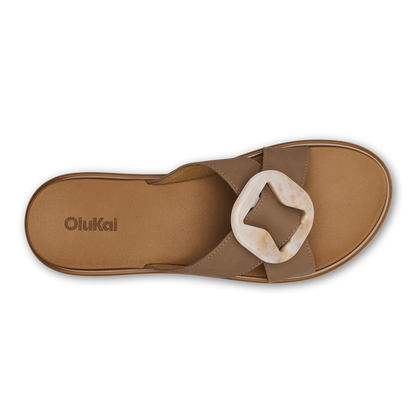La‘i Slide Women’s Slide Beach Sandals - Tan