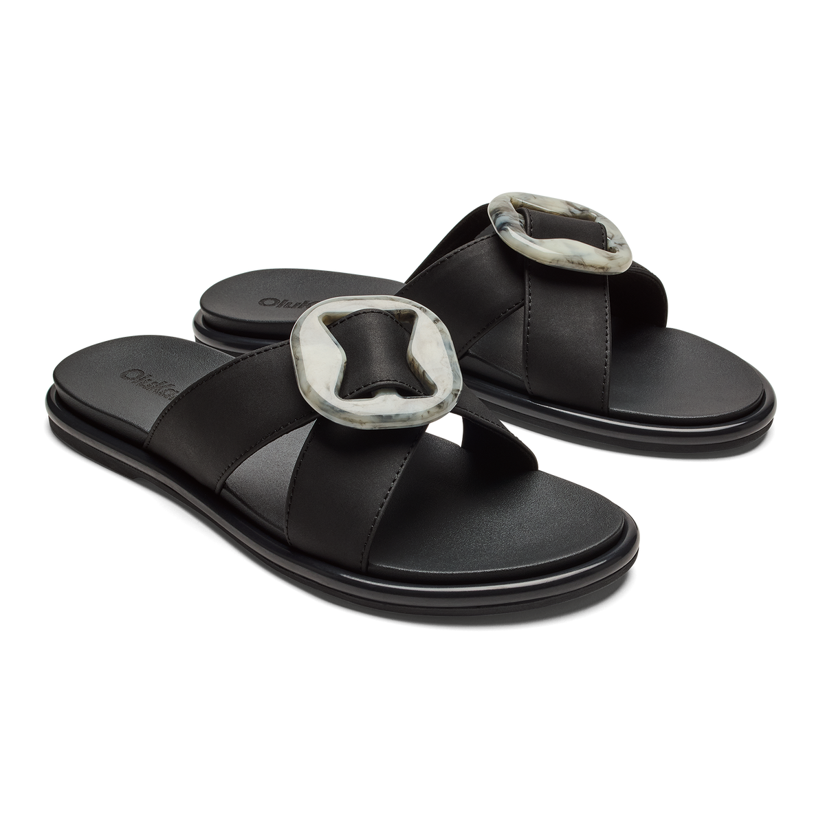 La‘i Slide Women’s Slide Beach Sandals - Lava Rock
