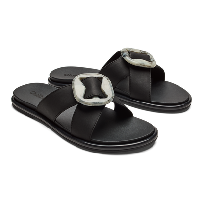 La‘i Slide Women’s Slide Beach Sandals - Lava Rock