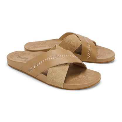 Kipe‘a ‘Olu Women‘s Slide Sandals - Warm Sand
