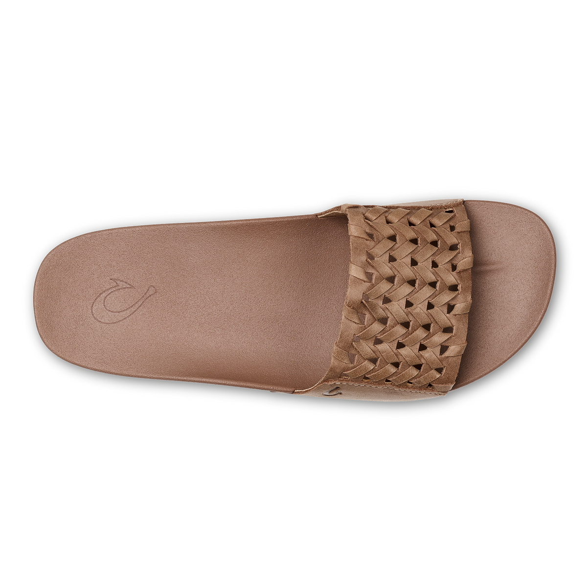 Kāmola Women’s Leather Slide Sandals - Tan