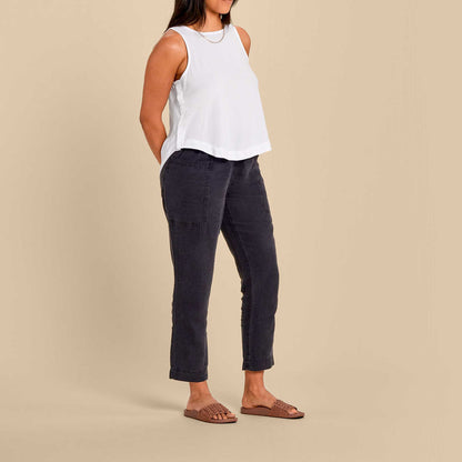 Kāmola Women’s Leather Slide Sandals - Tan