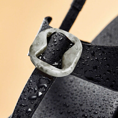 La‘i T-Bar Women’s Strappy Sandals - Lava Rock
