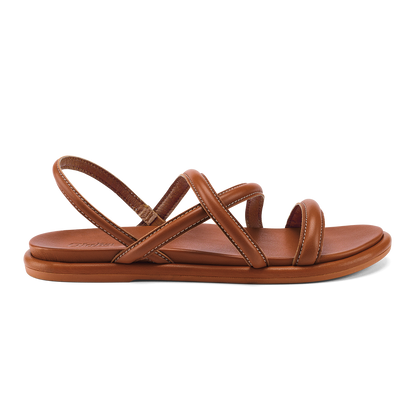 Tiare Strappy Women’s Leather Sandals - Fox
