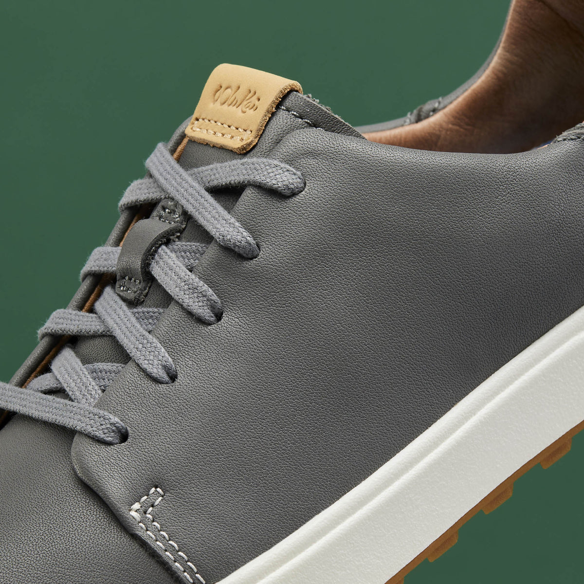 Wailea Women’s Waterproof Leather Golf Shoes - Stone