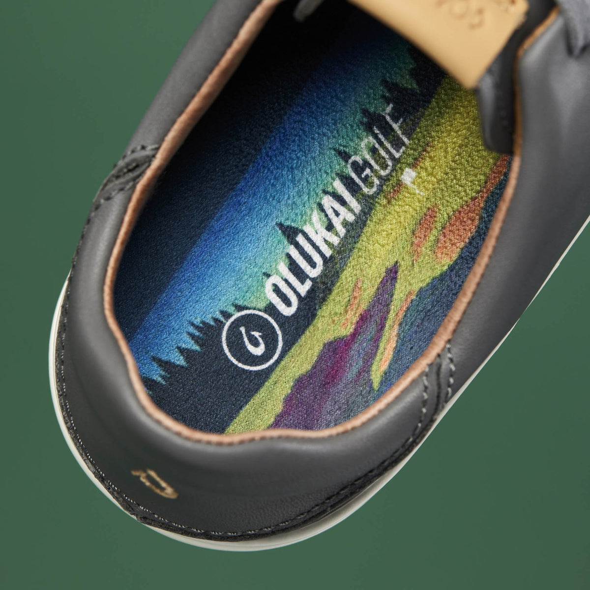 Wailea Women’s Waterproof Leather Golf Shoes - Stone