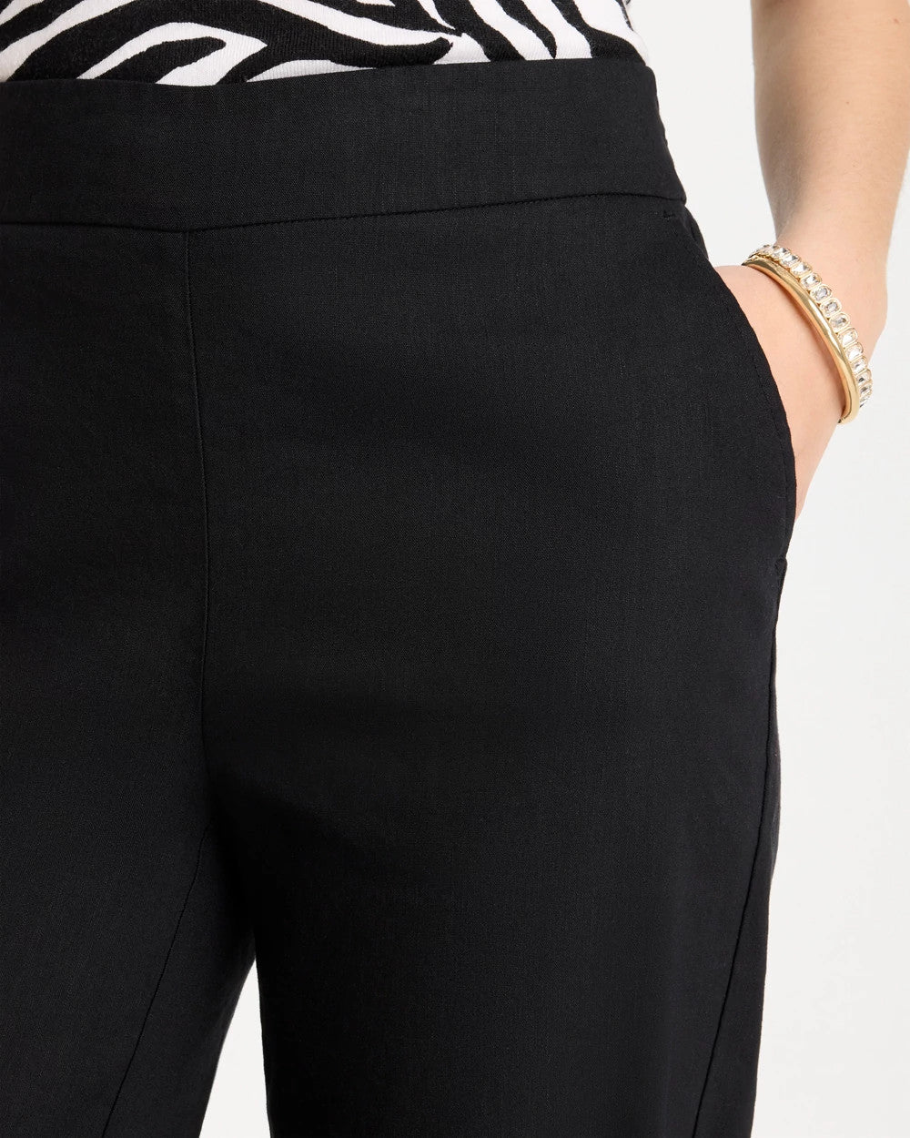 Chico's Sale - Pull-On Wide-Leg Linen Pants