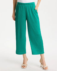 Chico's Online - Petite Travelers™ Crinkle Textured Crop Pants