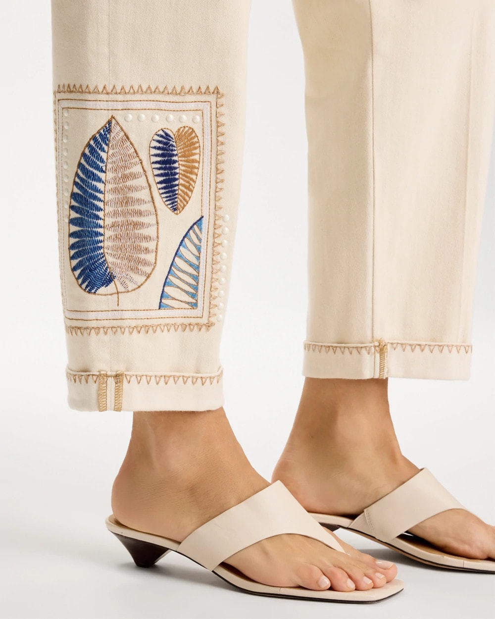 Chico's Online - Patchwork Relaxed Boyfriend Jean