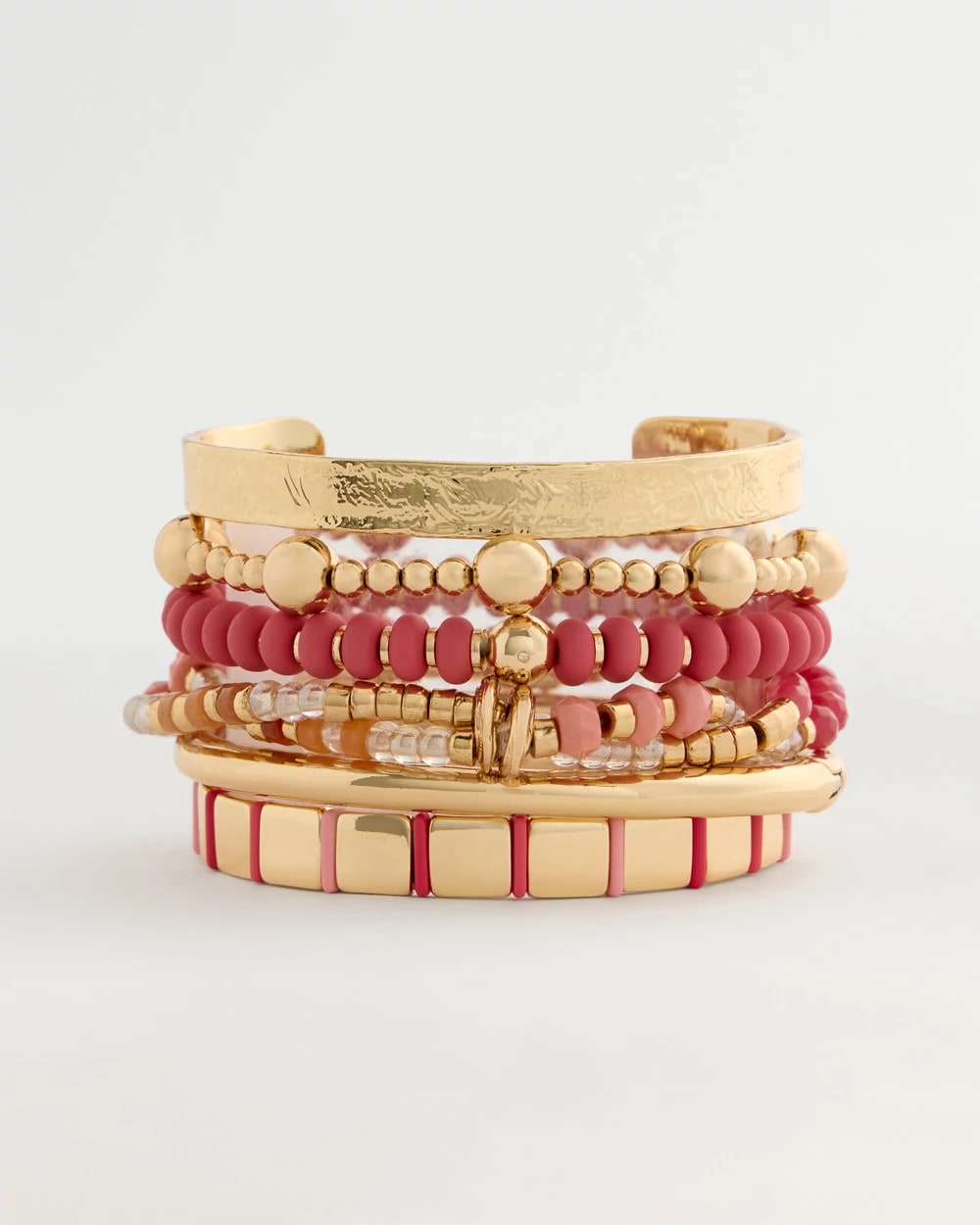 Chico's On Sale - Glam Goldtone Slice Stretch Bracelet