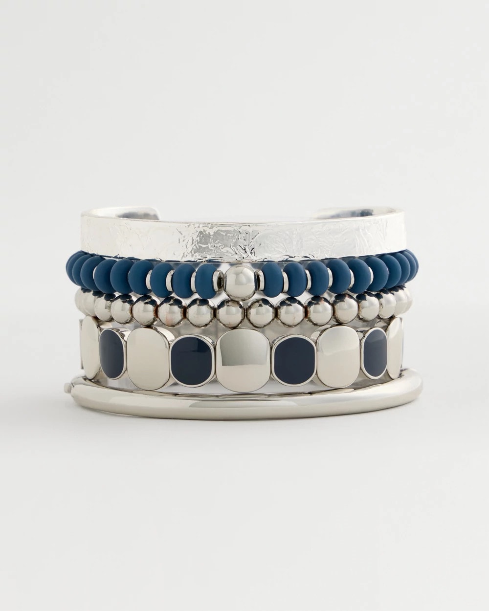Chico's For Sale - Navy Resin Glam Stretch Bracelet