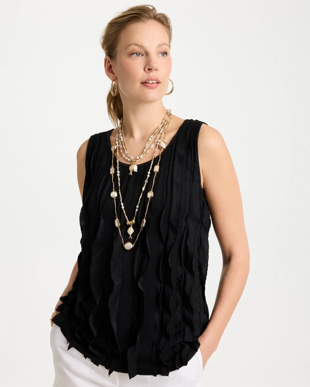 Chico's US - Siren Faux Pearl Long Necklace