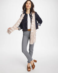 Chico's US - Pinnacle Stripe Girlfriend Ankle Jeans
