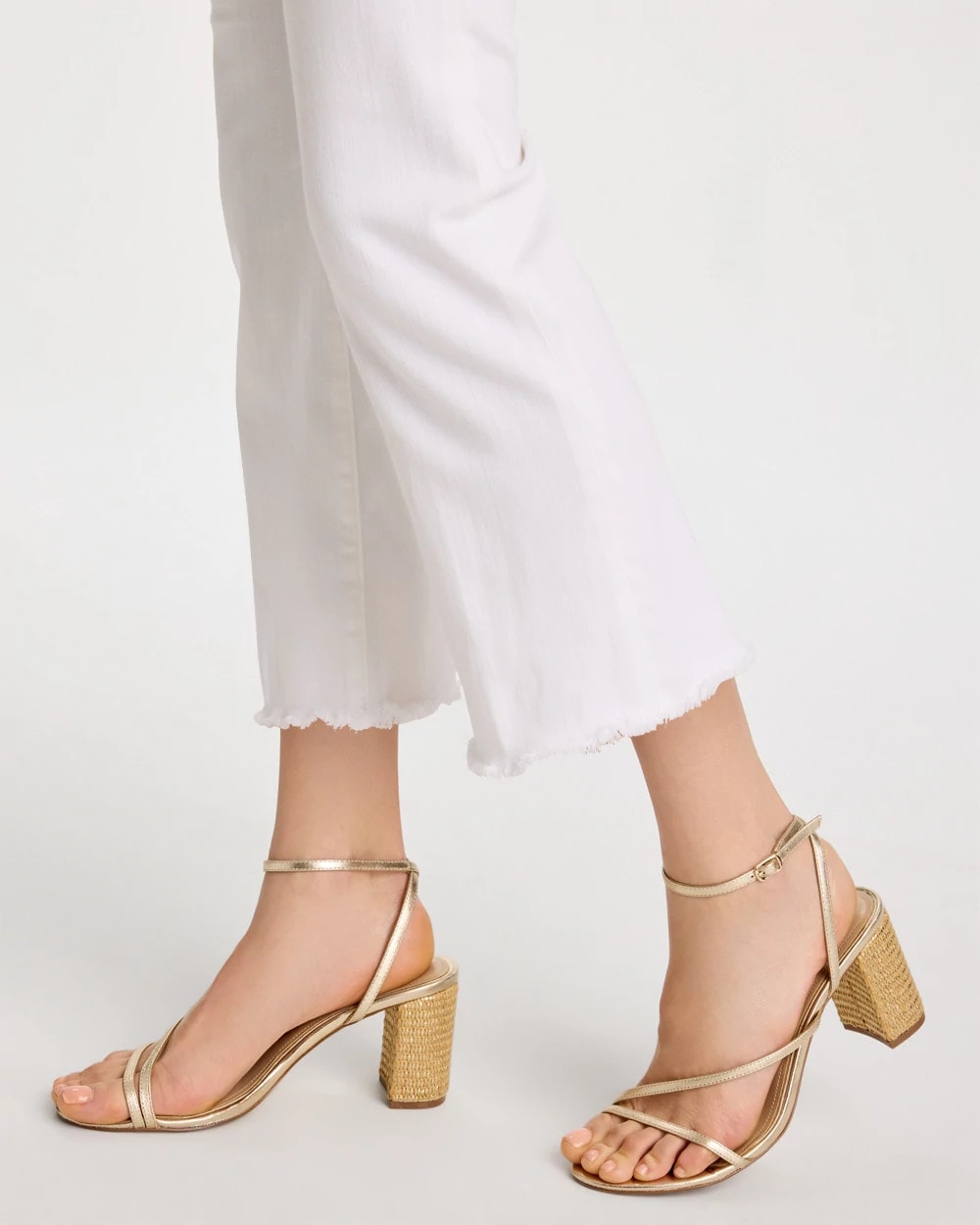 Chico's US - Petite No Stain Girlfriend Fray Hem Kick Flares