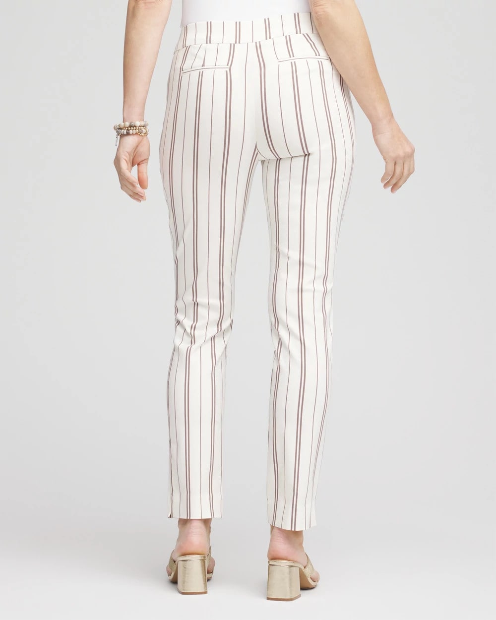 Chico's US - Petite Brigitte™ Striped Ankle Pants