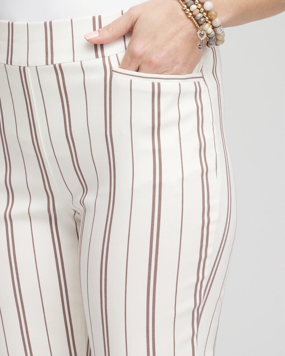 Chico's US - Petite Brigitte™ Striped Ankle Pants