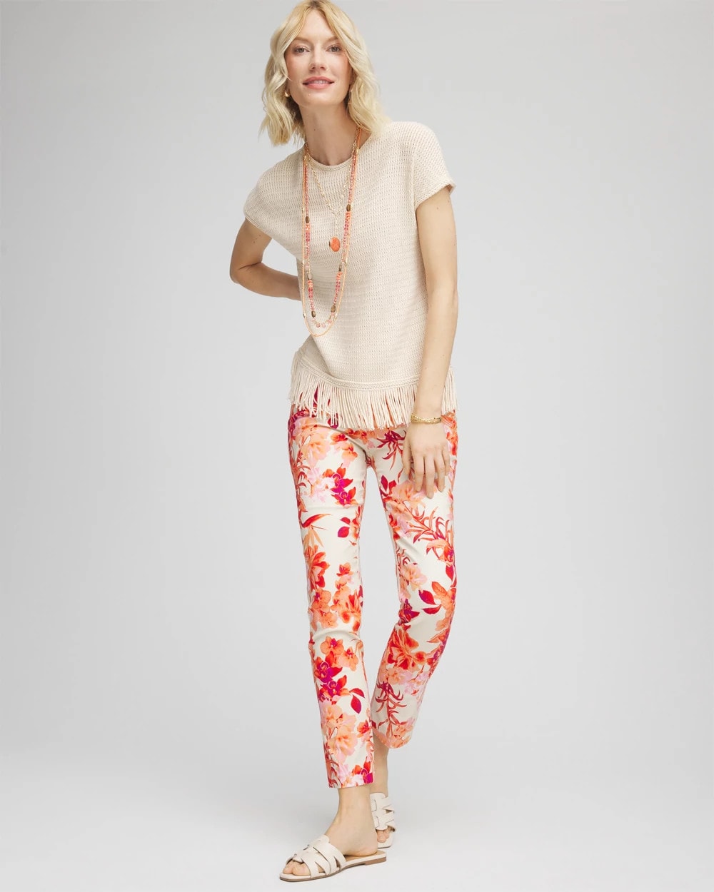 Chico's Outlet - Brigitte™ Slub Ankle Pants