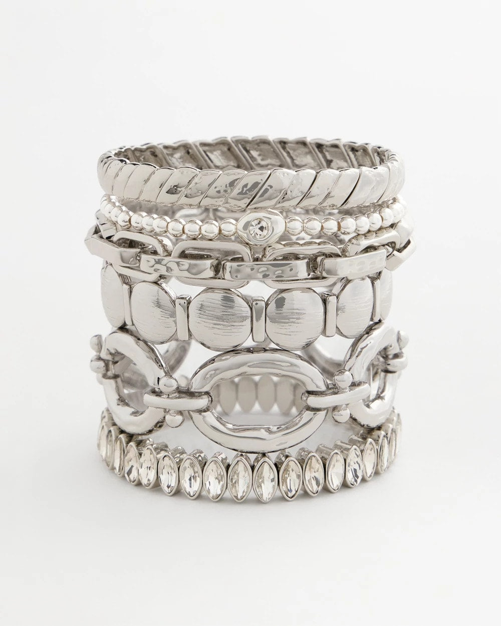 Chico's US - Marquise Silver Stretch
