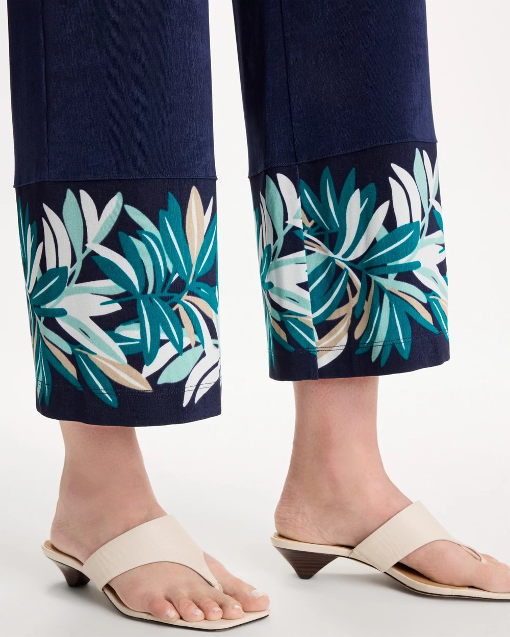 Chico's Discount - Travelers™ Palm Border Crop Pant