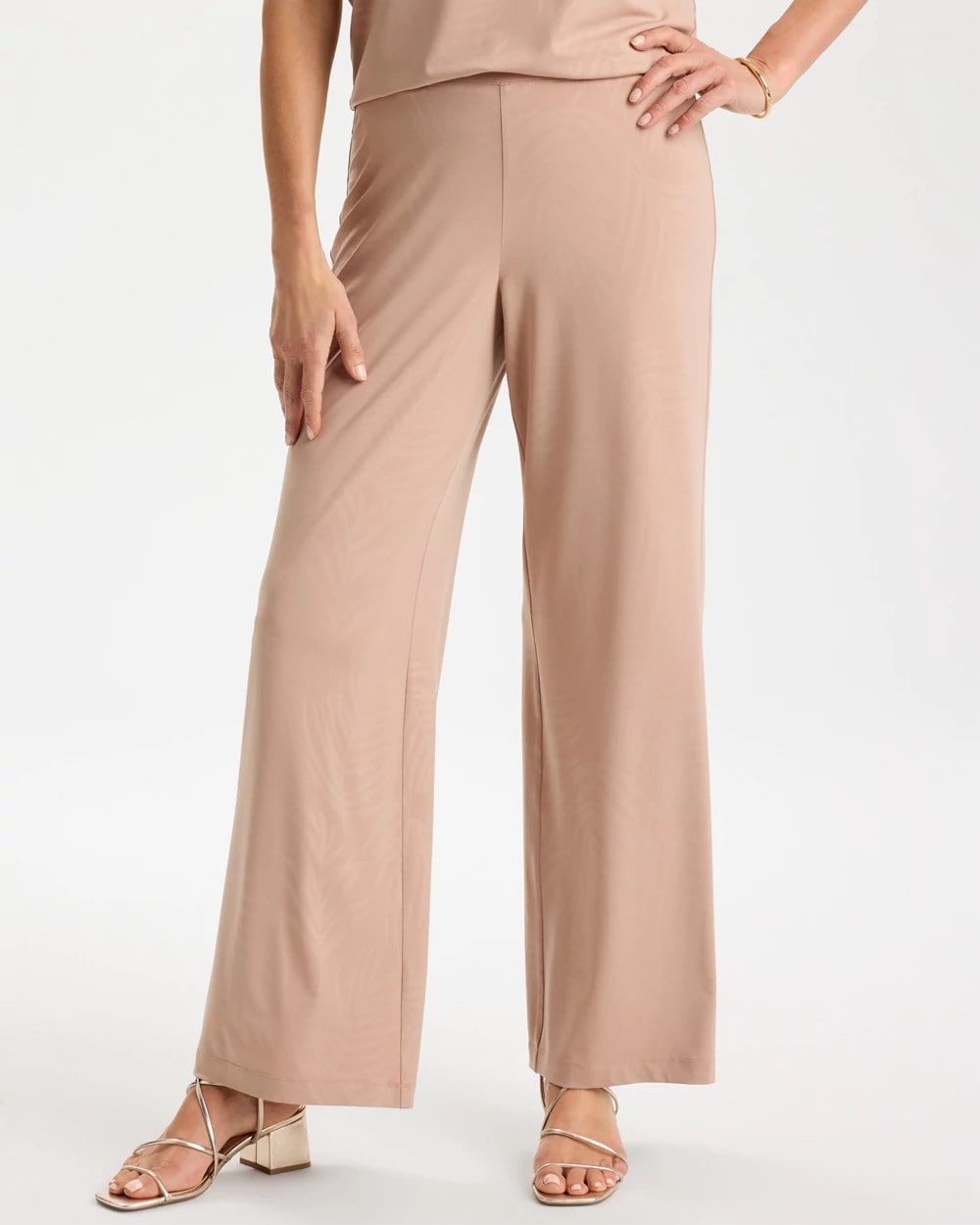 Chico's Sale - Travelers™ Palm Embossed Knit Pants