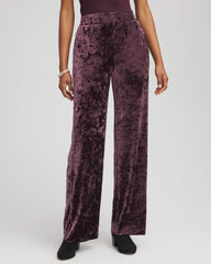 Chico's For Sale - Crushed Velvet Wide-Leg Pants