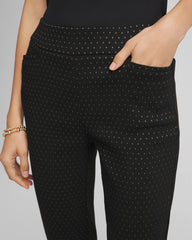 Chico's Outlet - Brigitte™ Slim Ankle Jacquard Pants