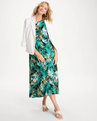 Chico's Discount - Palm Printed Knit Maxi Dress