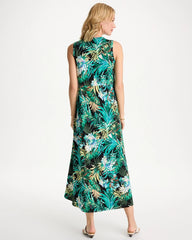 Chico's Discount - Palm Printed Knit Maxi Dress