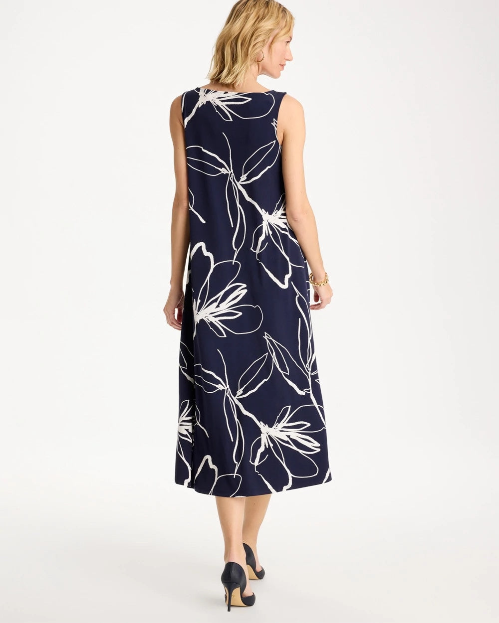 Chico's Online - Travelers™ Knit Botanical Jeweled Dress