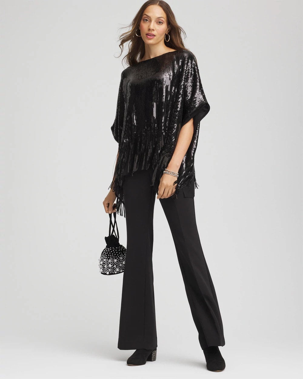 Chico's On Sale - Crepe Flared Trouser Pants
